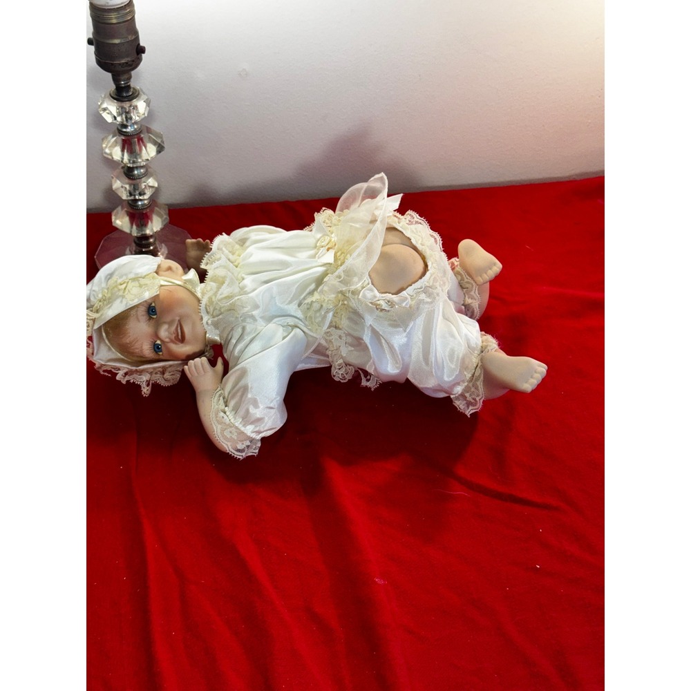 Vintage Porcelain Doll Collection Lot 10pc Victorian Baby Sleeping Dolls Mixed - Picture 8 of 10
